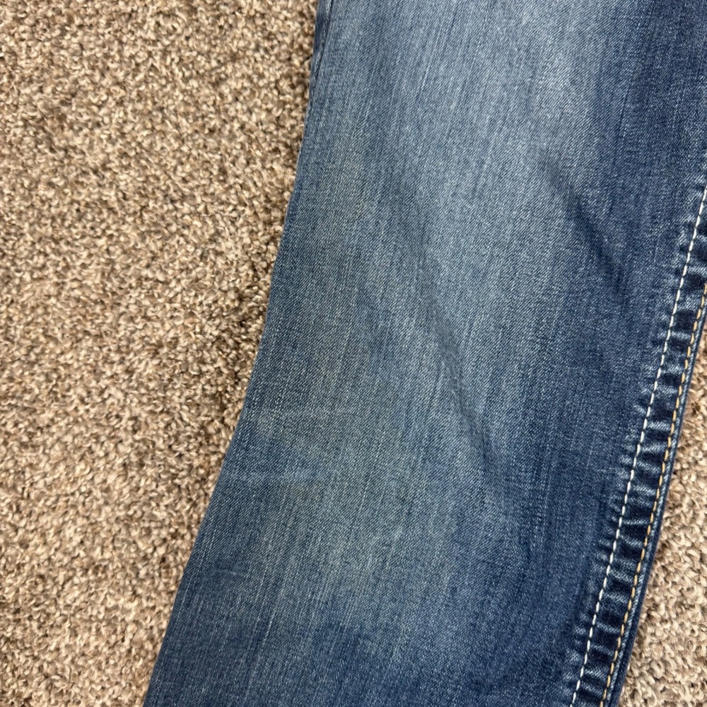 Ariat REAL Denim Women 30R Medium Wash Bootcut Western Jeans Paisley Trim - Picture 10 of 14